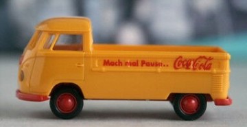 Brekina vw t1 pritsche coca cola